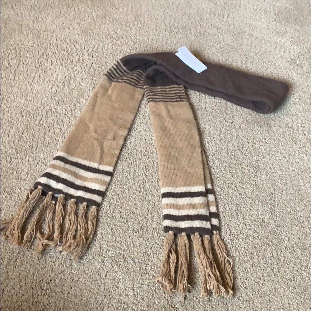NWT Merona brown and tan scarf